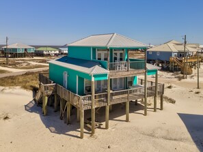 House, 3 Bedrooms | Exterior - Lazy Daze Beach House - 105 Strand Ct 3 Bedroom Home by RedAwning (Dauphin Island)