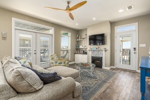 House, 3 Bedrooms | Living area - Lazy Daze Beach House - 105 Strand Ct 3 Bedroom Home by RedAwning (Dauphin Island)