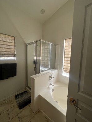 Towels, soap, toilet paper
