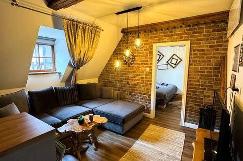Appartement supérieur | 1 chambre, système d’insonorisation, accès au Wi-Fi (inclus)