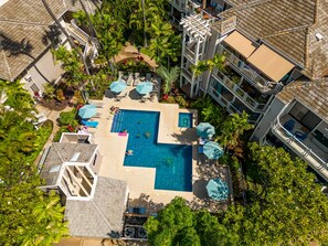 A heated pool - Outstanding Wailea 3 bed/2 ba Grand Champion #94 - big lanai and ocean views (Wailea)