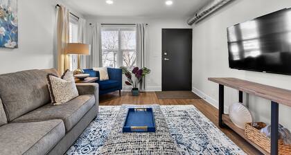Blue Oasis: Modern 1-Bed Retreat Apt 1