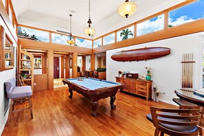 Games room - Ka'anapali Livin' the Dream Home - Private, luxury, resort-style property! (Lahaina)