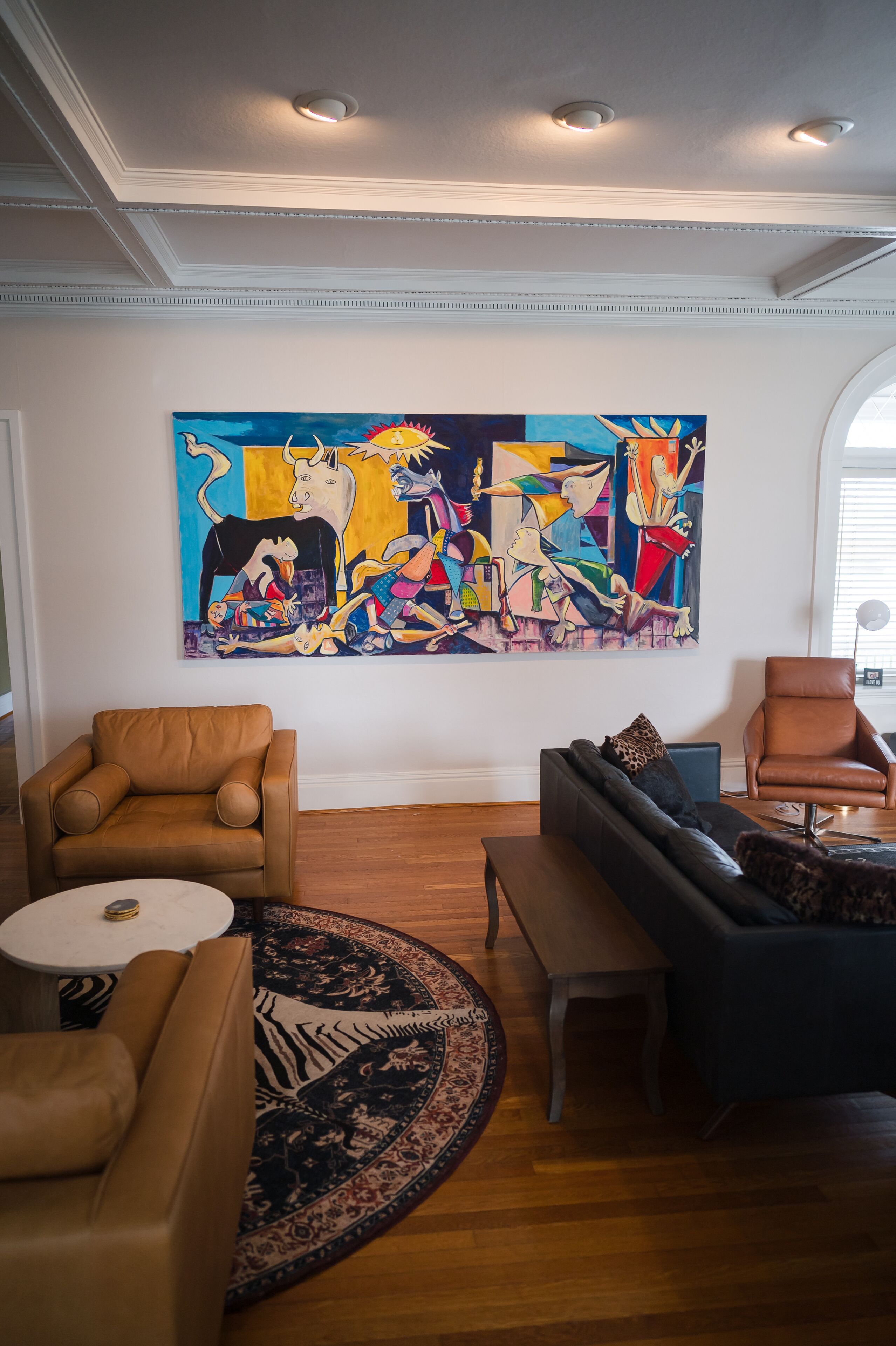 Coin salon dans le hall