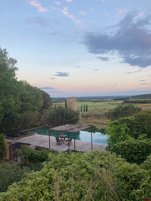 Outdoor dining - Le Clos du Lethe - Villa Magnifique et Familiale à Uzes (Montaren-et-Saint-Médiers)