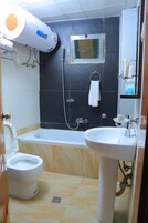 Free toiletries, hair dryer, slippers