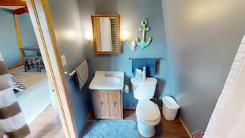Hair dryer, towels