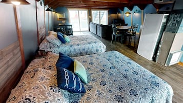 2 habitaciones, tabla de planchar con plancha, wifi y ropa de cama