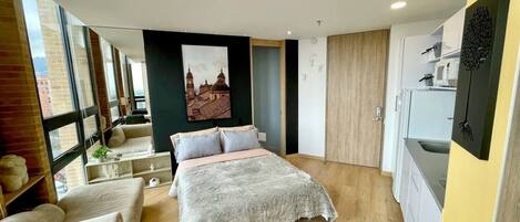 1 chambre, fer et planche à repasser, Wi-Fi, draps fournis