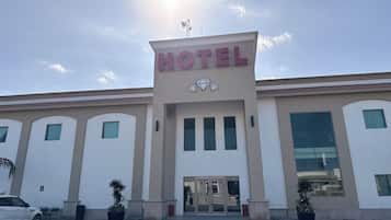 Voorkant van accommodatie