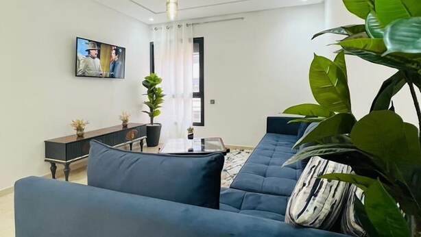 Luxury Apartment | Living area - Location d'un appartement luxe (Marrakech)