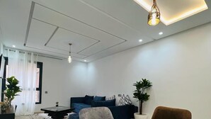 Luxury Apartment | Living area - Location d'un appartement luxe (Marrakech)