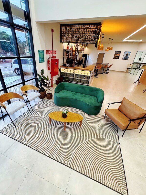 Sala de estar en el lobby