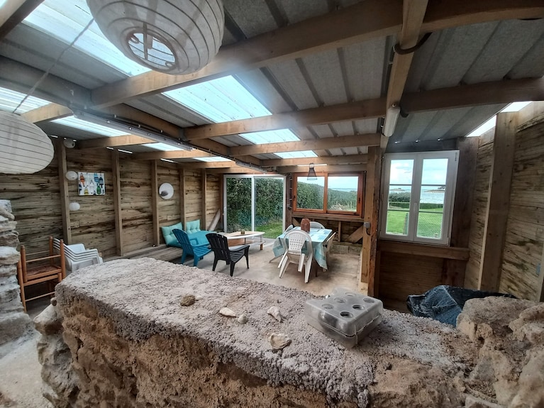 Gîte Les Pieds Dans L'eau En Zone Naturelle à Lilia Plouguerneau. Vue Mer! - Plouguerneau