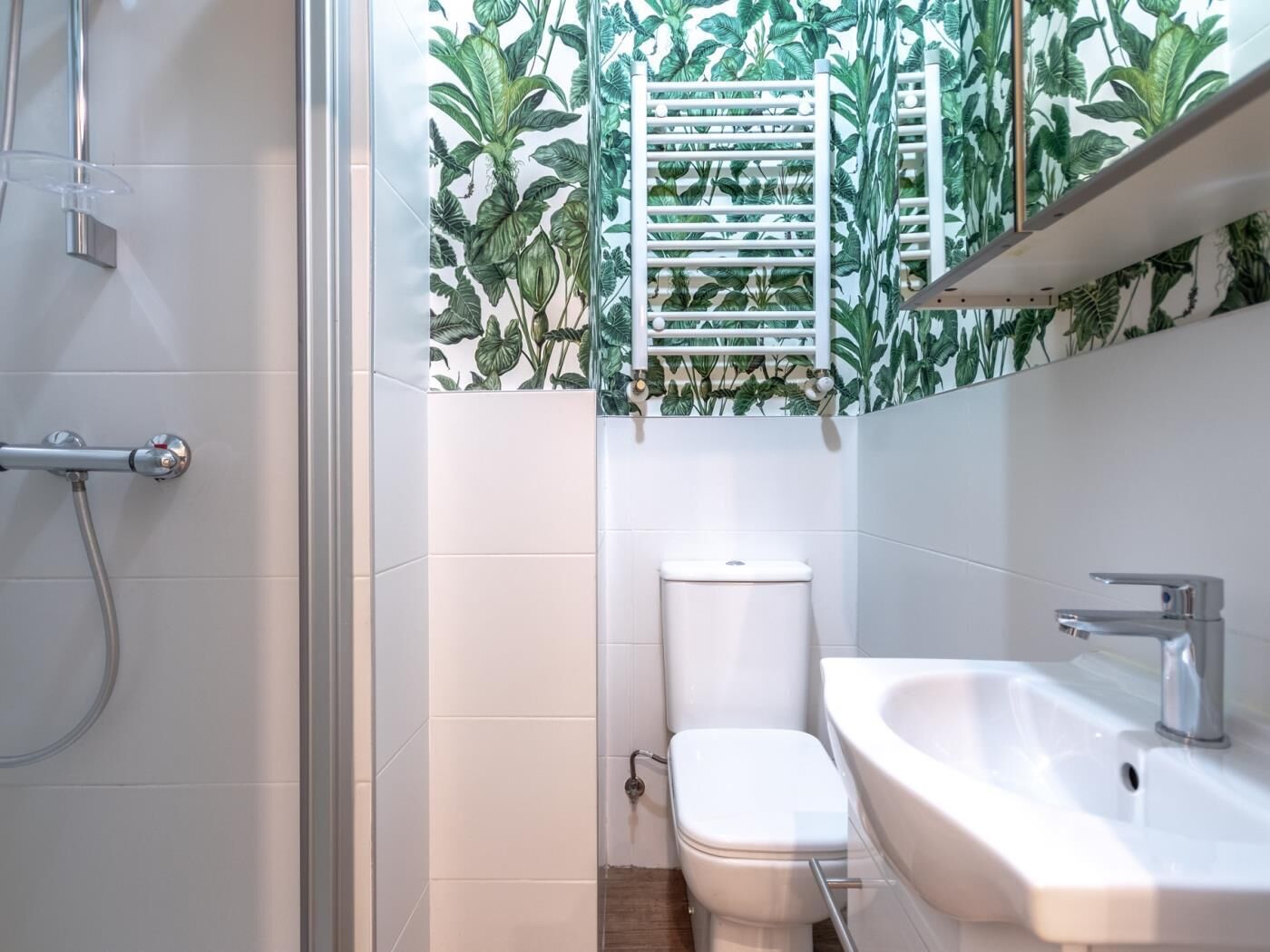 Eco-friendly toiletries, hair dryer, towels, soap