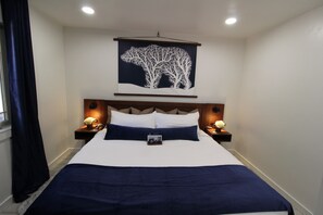 1 多间卧室、旅行婴儿床、免费 WiFi、床单