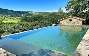 A heated pool - Mas De La Petite Folie (Entrechaux)