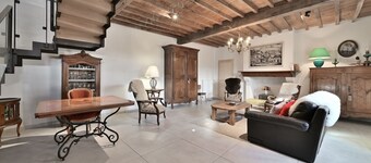 Casa de vacaciones 'La Maison Poulogne' con vistas a la montaña, terraza privada y Wi-Fi