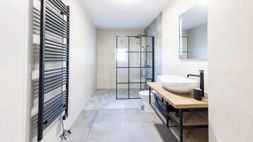 Shower, hair dryer