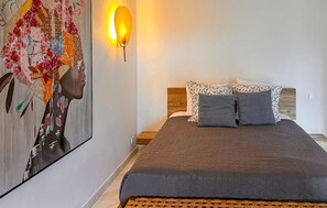 3 habitaciones, cuna de viaje, wifi gratis y ropa de cama