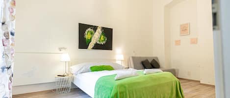 1 chambre, fer et planche Ă repasser, Wi-Fi, literie fournie