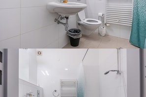 Shower, hair dryer