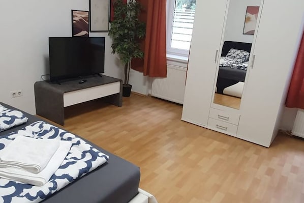 1 quarto, Wi-Fi, roupa de cama