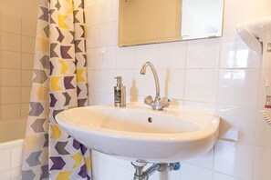 Shower, hair dryer