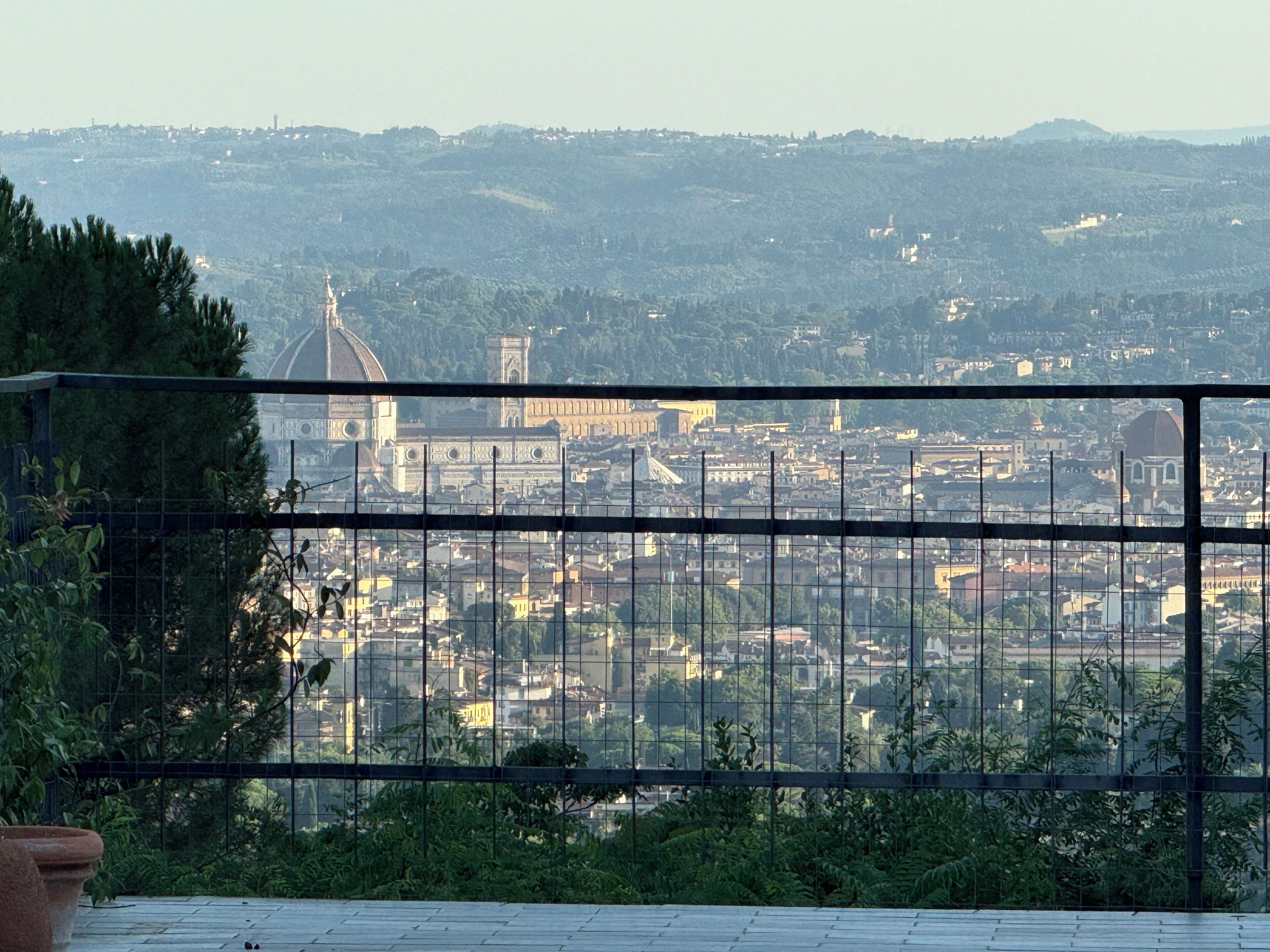 Vue depuis l’hébergement