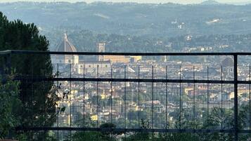 Vue depuis lâhĂ©bergement