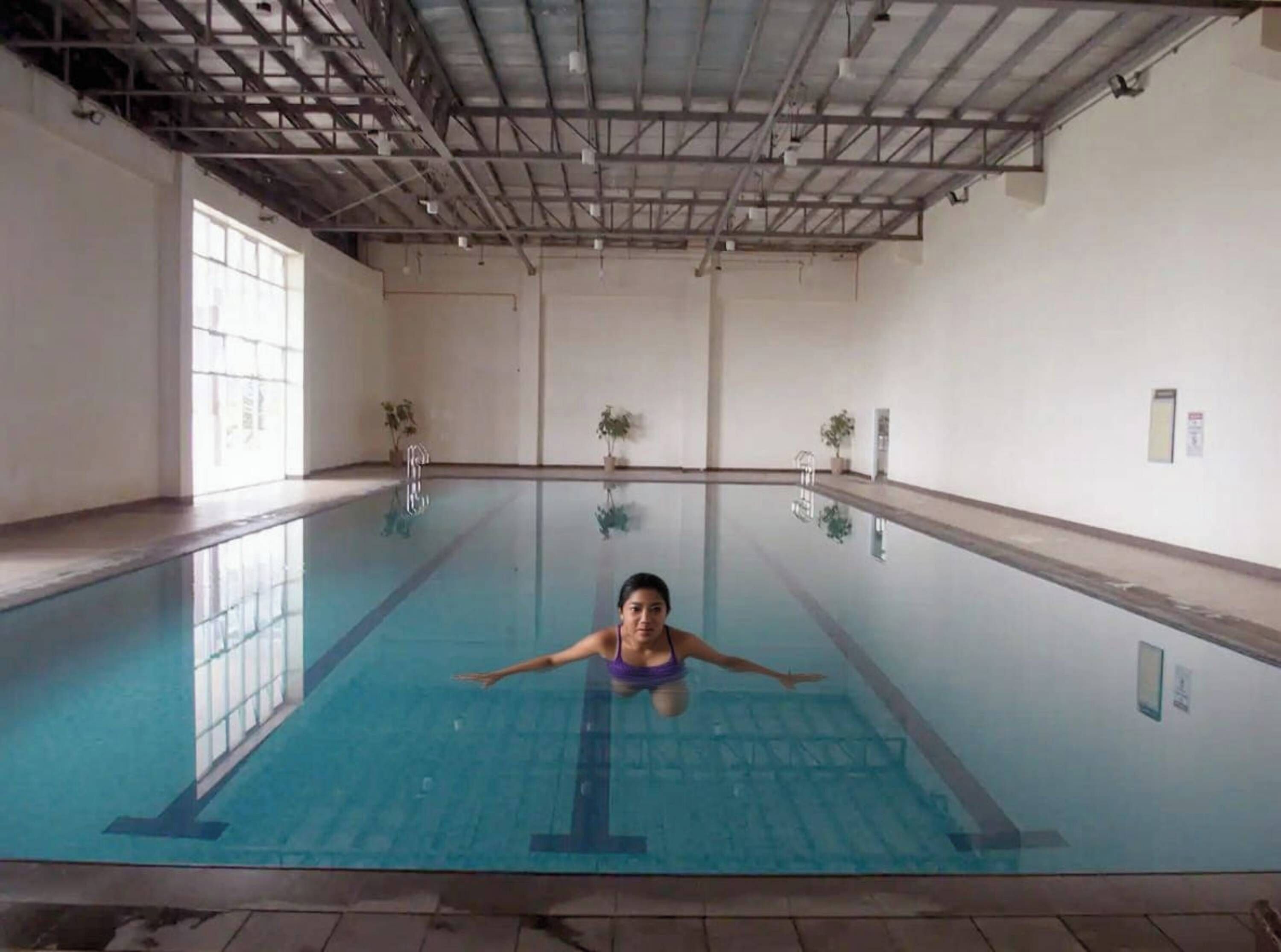 Indoor/outdoor pool