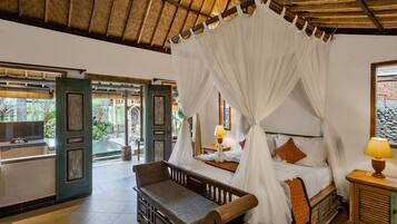 Villa, 1 Bedroom, Pool View | Minibar, free cots/infant beds, rollaway beds, free WiFi