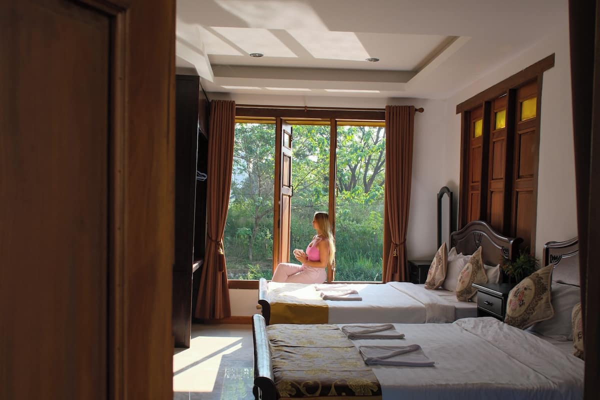 Family Quadruple Room, 1 Bedroom | Desk, free WiFi, bed sheets