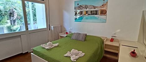 2 soveværelser, sengetøj