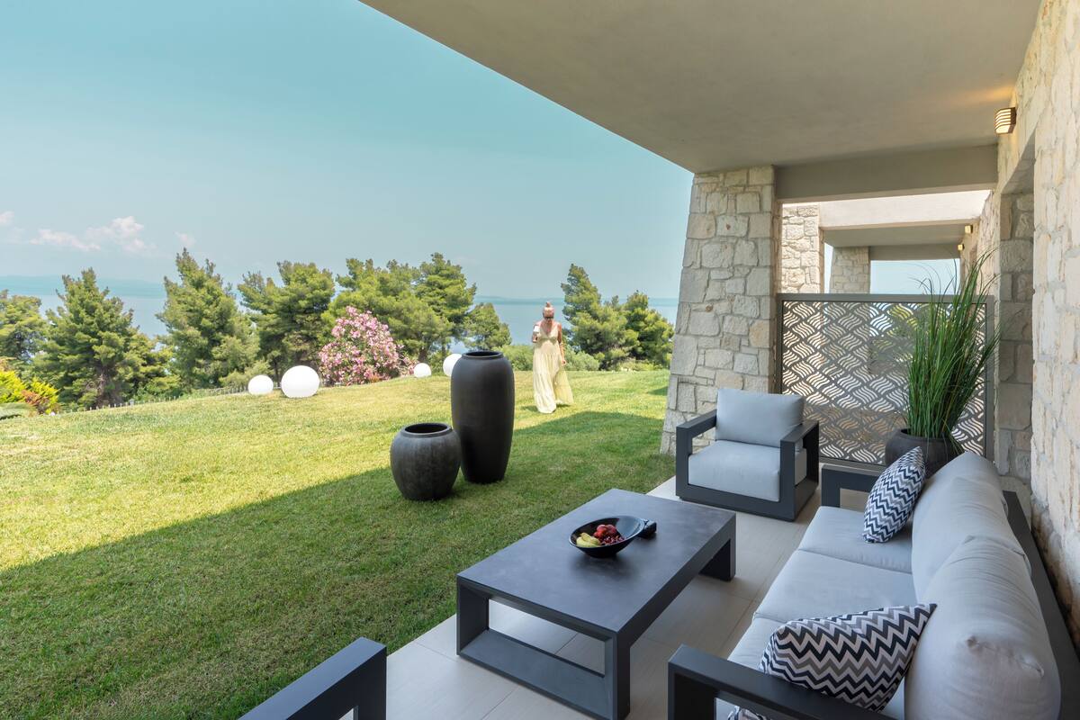 Harmony Villa with Sea View | Näkymä parvekkeelta