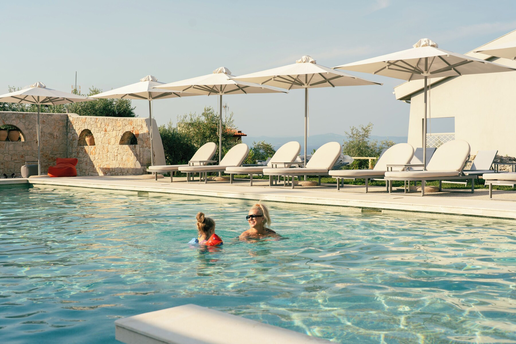 Seasonal outdoor pool