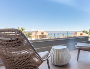 Blick vom Balkon
