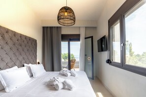 Forest VIP Villa with Panoramic Sea View | Egyptinpuuvillaiset lakanat, ylelliset vuodevaatteet