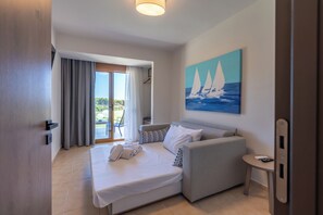 Executive Villa 125 sqm, Sea View | 3 quartos, roupas de cama de algodão egípcio, roupas de cama premium