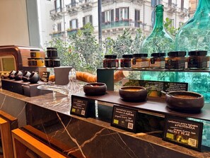 Frokostbuffé er inkludert hver dag