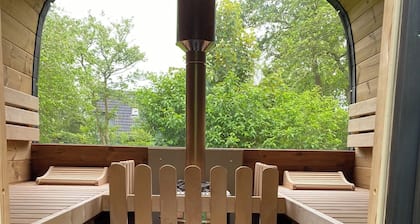 Ferienhaus "De Wensdroom" mit Gartensauna