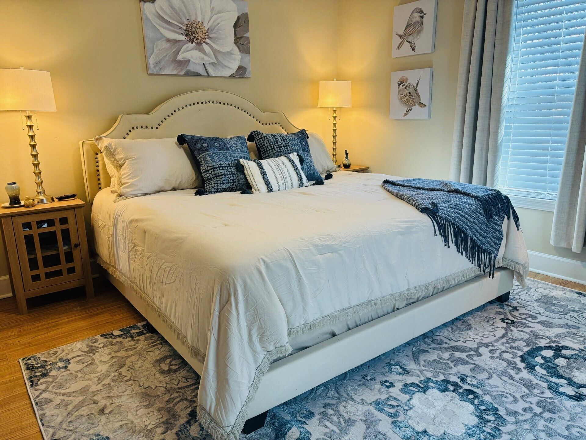 2 makuuhuonetta, silitysrauta/-lauta, vauvan matkasänky, ilmainen Wi-Fi