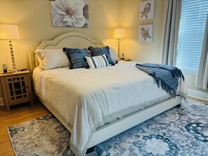 2 bedrooms, iron/ironing board, travel crib, free WiFi