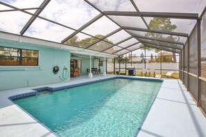 Una piscina climatizada