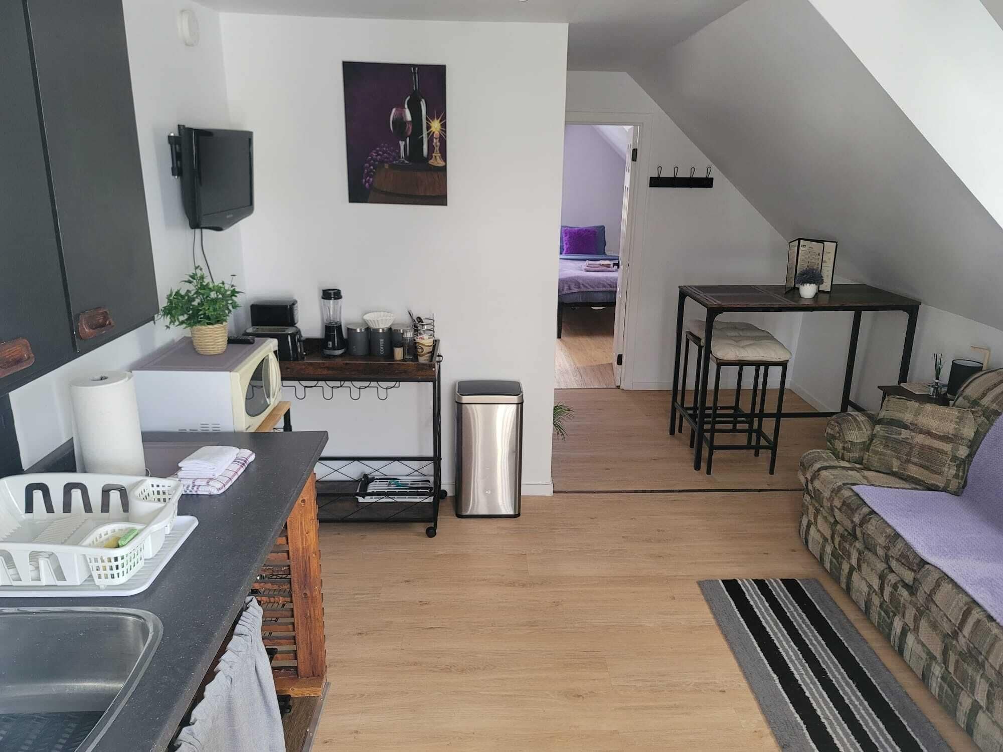1 chambre, fer et planche à repasser, Wi-Fi gratuit, draps fournis