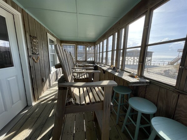 Dining - This heavenly beach cottage Sea Escape is just steps from the ocean! (BUXTON)
