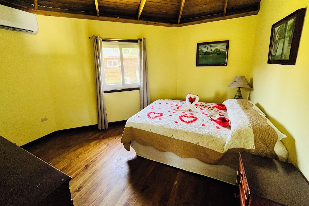 1 habitación y ropa de cama de alta calidad