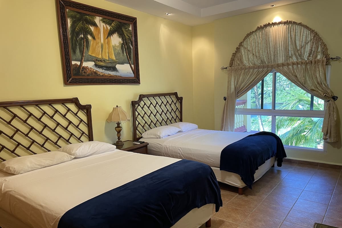 1 habitación y ropa de cama de alta calidad