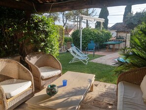 Terrace/patio - Villa Avec Piscine Privée à Juan-les -pins, Centre Ville (Antibes)