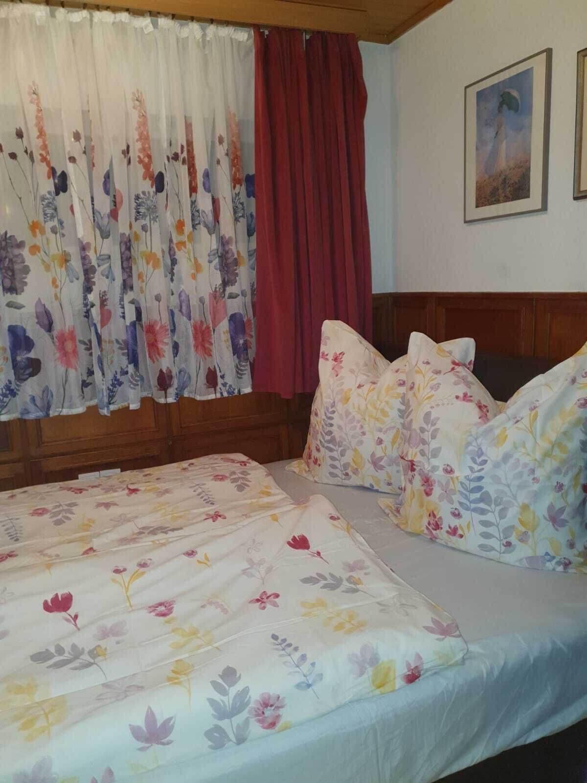 Casa básica, 1 cama Queen size y sofá cama, patio, vista al jardín | Área de sala de estar